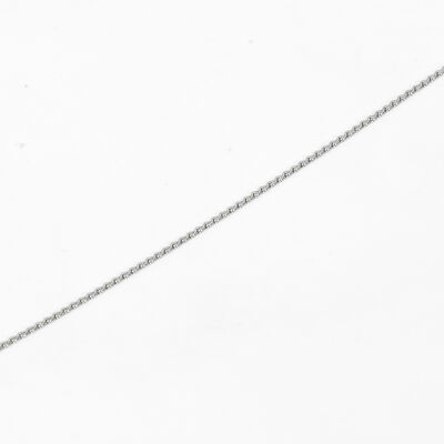 ÇELİK KOLYE ZİNCİRİ, BEYAZ RENK, 40 cm Zincir + 5 cm Uzatma Ayar Zinciri - 5