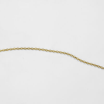 ÇELİK KOLYE ZİNCİRİ, GOLD RENK, 40 cm Zincir + 5 cm Uzatma Ayar Zinciri - 5