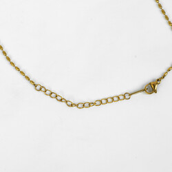 ÇELİK KOLYE ZİNCİRİ, GOLD RENK, 40 cm Zincir + 5 cm Uzatma Ayar Zinciri - Thumbnail