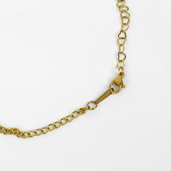 ÇELİK KOLYE ZİNCİRİ, GOLD RENK, 40 cm Zincir + 5 cm Uzatma Ayar Zinciri - Thumbnail