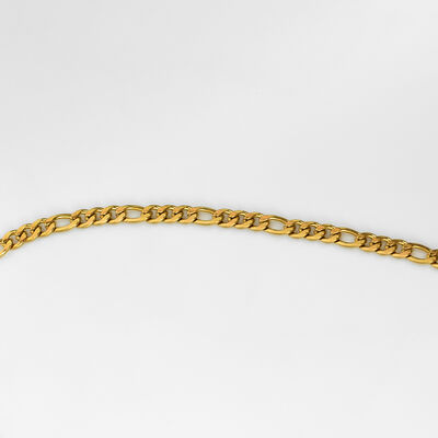 ÇELİK KOLYE ZİNCİRİ, GOLD RENK, 40 cm Zincir + 5 cm Uzatma Ayar Zinciri - 5