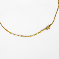 ÇELİK KOLYE ZİNCİRİ, GOLD RENK, 40 cm Zincir + 5 cm Uzatma Ayar Zinciri - Thumbnail