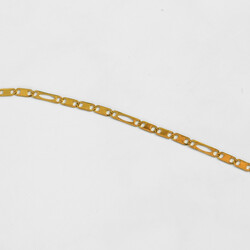 ÇELİK KOLYE ZİNCİRİ, GOLD RENK, 40 cm Zincir + 5 cm Uzatma Ayar Zinciri - Thumbnail