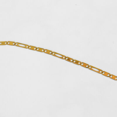 ÇELİK KOLYE ZİNCİRİ, GOLD RENK, 40 cm Zincir + 5 cm Uzatma Ayar Zinciri - 5