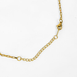 ÇELİK KOLYE ZİNCİRİ, GOLD RENK, 40 cm Zincir + 5 cm Uzatma Ayar Zinciri - Thumbnail