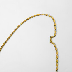 ÇELİK KOLYE ZİNCİRİ, GOLD RENK, 40 cm Zincir + 5 cm Uzatma Ayar Zinciri - Thumbnail