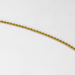 ÇELİK KOLYE ZİNCİRİ, GOLD RENK, 40 cm Zincir + 5 cm Uzatma Ayar Zinciri - Thumbnail