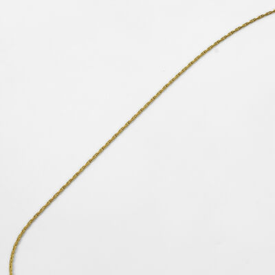 ÇELİK KOLYE ZİNCİRİ, GOLD RENK, 45 cm Zincir + Asansör Klips Ayarlı - 5