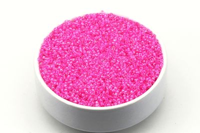 ERTÜRK - KÜÇÜK BOY KUM BONCUĞU, 1.5 mm, PARLAK ŞEFFAF PEMBE RENK - KOD: KB-K21