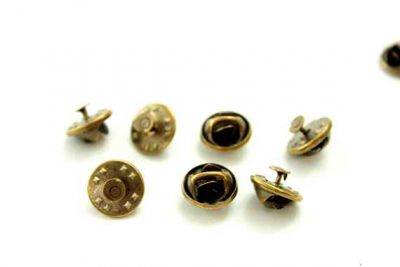 8 MM ÇİVİLİ ROZET (KELEBEK VE ÇİVİ TAKIM ) ANTİK SARI, #278AS - 2
