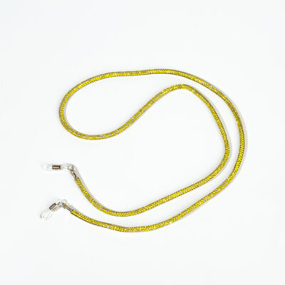 TAŞLI İP HAZIR GÖZLÜK AKSESUARI - 70 CM - SARI RENK - 3