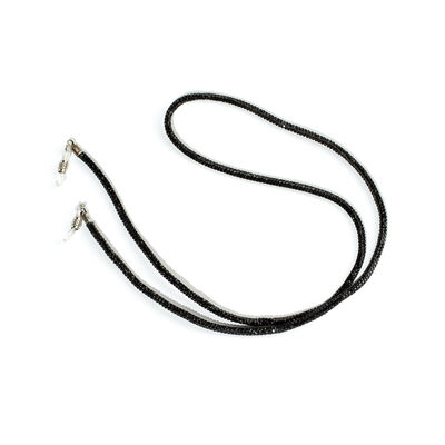 TAŞLI İP HAZIR GÖZLÜK AKSESUARI - 70 CM - SİYAH RENK - 3