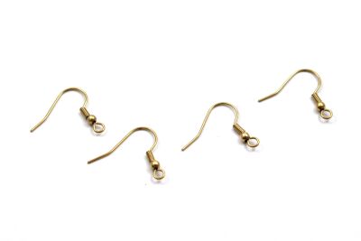 TEL ÇELİK KÜPE KANCASI, GOLD RENK, 1. KALİTE KARARMAZ - 2