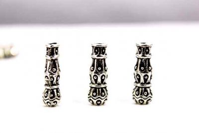 7x23 mm TESBİH İMAMESİ, ZAMAK DÖKÜM, NİKEL KAPLAMA - 2